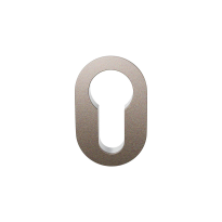 GPF1140.A3 Minimalistische cilinderrozet 42x28x1,5mm Mocca Blend