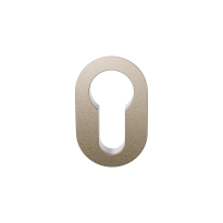 GPF1140.A4 Minimalistische cilinderrozet 42x28x1,5mm Champagne Blend