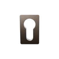 GPF1142.A1 Minimalistische cilinderrozet 42x28x1,5mm Dark blend