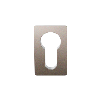 GPF1142.A3 Minimalistische cilinderrozet 42x28x1,5mm Mocca Blend