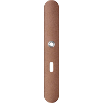 GPF1170.A2L langschild afgerond BB56 linksdraaiend Bronze blend