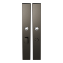 GPF1175.A1 langschild rechthoekig WC57/8 grote knop Dark blend