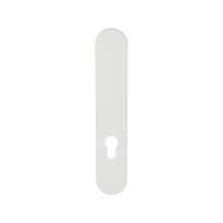 GPF1220.62L/R langschild afgerond PC72 zonder krukgat links-/ rechtsdraaiend wit