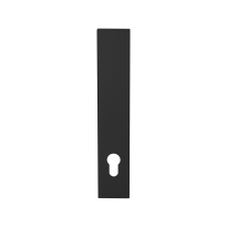 GPF1225.61L/R langschild rechthoekig PC92 zonder krukgat links-/ rechtsdraaiend zwart