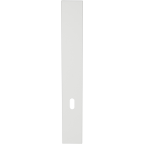 GPF1275.62L/R langschild XL rechthoekig BB72 zonder krukgat links-/ rechtsdraaiend wit