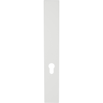 GPF1275.62L/R  langschild XL rechthoekig PC55 zonder krukgat links-/ rechtsdraaiend wit