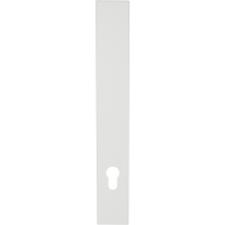 GPF1275.62L/R langschild XL rechthoekig PC92 zonder krukgat links-/ rechtsdraaiend wit