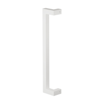 GPF13 deurgreep verkropt 22x22x300mm hoogte 60mm wit
