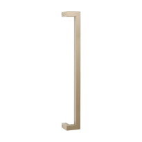 GPF13 deurgreep verkropt 22x22x500mm hoogte 60mm Champagne blend