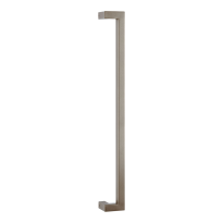 GPF13 deurgreep verkropt 22x22x600mm hoogte 60mm Mocca blend