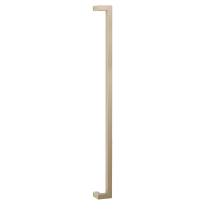GPF13 deurgreep verkropt 22x22x800mm hoogte 60mm Champagne blend