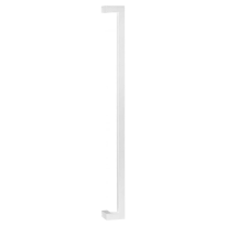 GPF13 deurgreep verkropt 22x22x800mm hoogte 60mm wit