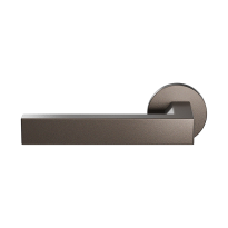 GPF1304.A1-00L/R Dark blend deurkruk Tapu op ronde rozet, links-/ rechtswijzend