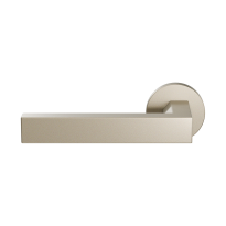 GPF1304.A4-00L/R Champagne blend deurkruk Tapu op ronde rozet, links-/ rechtswijzend