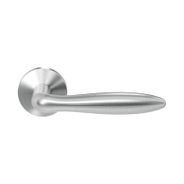 GPF1314.09-00 Rangi deurkruk op ronde rozet RVS, 50x8mm