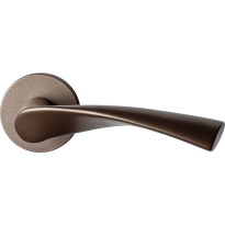 GPF1340.A2-00R Bronze blend deurkruk Kino op ronde rozet rechtswijzend