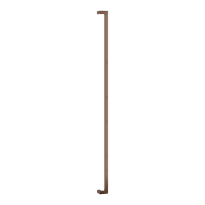 GPF14 deurgreep verkropt 30x30x1800mm hoogte 60mm Bronze blend