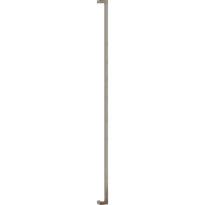 GPF14 deurgreep verkropt 30x30x2000mm hoogte 60mm Mocca blend