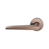 GPF2060.A2-00L/R Bronze blend deurkruk Piko op ronde rozet, links-/rechtswijzend
