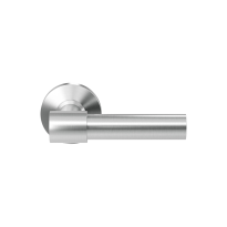 GPF3042.09-00 RVS deurkruk Hipi Deux+ op ronde rozet