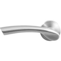 GPF3125.09-00L RVS deurkruk Tango op ronde rozet, linkswijzend