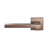 GPF3160.A2-02L Bronze blend deurkruk Raa op vierkante rozet, linkswijzend
