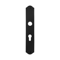 GPF6100.22L/R schild PC55 links-/ rechtsdraaiend smeedijzer zwart