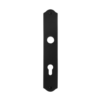GPF6100.22L/R schild PC72 links-/ rechtsdraaiend smeedijzer zwart