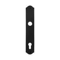 GPF6100.22L/R schild PC92 links-/ rechtsdraaiend smeedijzer zwart