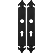 GPF6100.25 langschild PC55 smeedijzer zwart