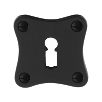 GPF6901.09 sleutelrozet 52x52x4mm smeedijzer zwart