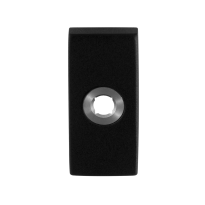 GPF8100.01R rozet 70x32x10mm zwart rechtsdraaiend