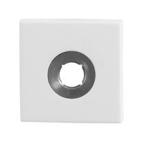 GPF8100.42R rozet 50x50x8mm wit rechtsdraaiend