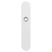 GPF8100.60L langschild afgerond PC55 linksdraaiend wit