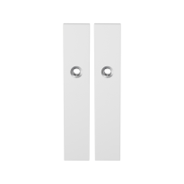 GPF8100.65 langschild rechthoekig wit