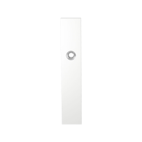 GPF8100.65R langschild rechthoekig blind rechtsdraaiend wit