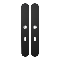 GPF8100.70 langschild XL afgerond BB56 zwart