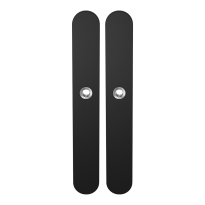 GPF8100.70 langschild XL afgerond zwart