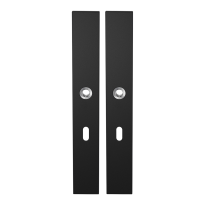GPF8100.75 langschild XL rechthoekig BB56 zwart