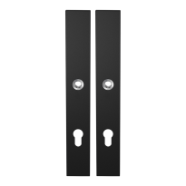 GPF8100.75 langschild XL rechthoekig PC85 zwart