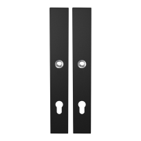 GPF8100.75 langschild XL rechthoekig PC92 zwart