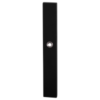 GPF8100.75R langschild XL rechthoekig PC55 rechtsdraaiend zwart