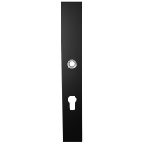 GPF8100.75R langschild XL rechthoekig PC72 rechtsdraaiend zwart