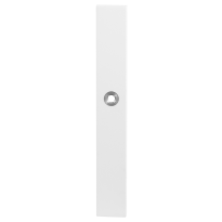 GPF8100.85L langschild XL rechthoekig BB72 linksdraaiend wit