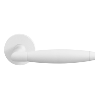 GPF8268.00 witte deurkruk Ika XL op ronde rozet