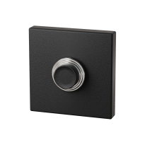 GPF8826.02 deurbel vierkant 50x50x8 mm zwart
