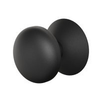 GPF8829.61 Paddenstoel voordeurknop zwart 65mm