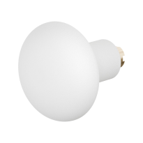 GPF8851.62 Paddenstoel knop veiligheidsschilden vast wit 52mm