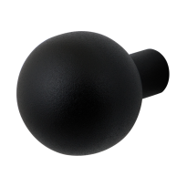 GPF8854.61 zwart kogel knop 50mm t.b.v. veiligheidsschilden vast