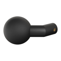 GPF8953.61 Zwart verkropte kogelknop 55mm draaibaar
